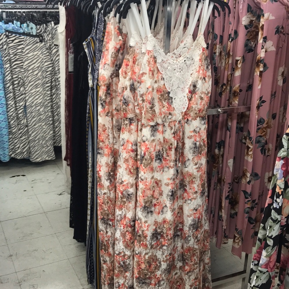 Long fashionable dress
